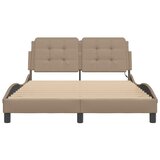  Okvir kreveta s LED-om bez madraca Zadar cappuccino 140x190 cm | shoptok.hr