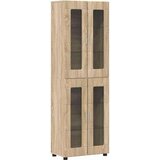  Set TV komoda s ladicama Sonoma hrast Konstruirano drvo | shoptok.hr