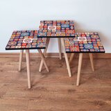 Hanah home set stolića za kafu 3Shp7, 3 dijela, šareni | Eponuda.ba