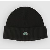 Lacoste Monochrome Brioche Knit Kapa black Cene