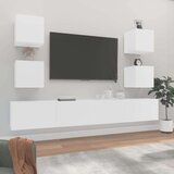  6-dijelni set TV ormarića bijeli od konstruiranog drva | shoptok.hr