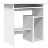  Radni stol bijeli 80 x 45 x 74 cm od konstruiranog drva | shoptok.hr