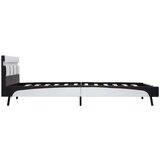  Okvir za krevet od umjetne kože LED bijeli 140 x 200 cm | shoptok.hr