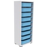 Hanah home višenamenska polica zola 9N white blue | ePonuda.com