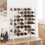  Stalak za vino za 48 boca bijeli metalni | shoptok.hr