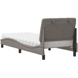  Krevet s madracem smeđesivi 80x200 cm od tkanine | shoptok.hr