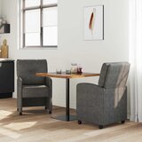  Blagovačke stolice s kotačima 2 pcs Crna 57 x 67 x 95 cm | Eponuda.com