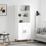  The Living Store Visoka omara bela 69,5x34x180 cm inženirski les - Visoka Omarica, (21440957) Cene