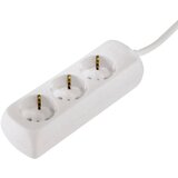 Hama 30528 1,4 m podaljšek s 3 šuko vtičnicami, bel Cene