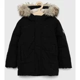 Abercrombie & Fitch Otroška jakna črna barva