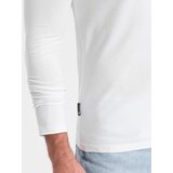 Ombre Set of men's SLIM FIT longsleeves with V-neck and logo 2-pack | Shoptok.si