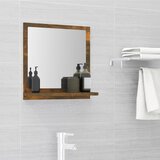 vidaXL Kupaonsko ogledalo boja dimljenog hrasta 40x10,5x37 cm drveno Cijene