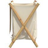  Košara za rublje krem bijela 45 x 55 x 63,5 cm od bambusa | Eponuda.com