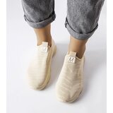 Gemre Beige fabric women's sports shoes Aaron | shoptok.hr