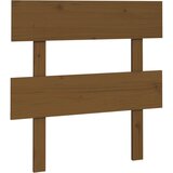 vidaXL Posteljno vzglavje medeno rjavo 78,5x3x81 cm trdna borovina, (20684224) | Shoptok.si