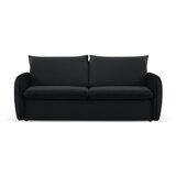 Cosmopolitan Design Crna baršunasta sklopiva sofa 214 cm Vienna – Cijene