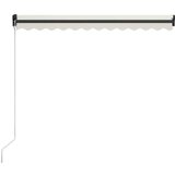  Tenda na ručno uvlačenje s LED svjetlima 300 x 250 cm krem | shoptok.hr
