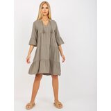 Eight2Nine Dress-D73761M30214A5EN-khaki | shoptok.hr