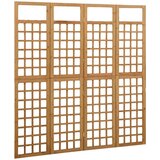 Sobna pregrada / rešetka s 4 panela od jelovine 161 x 180 cm | shoptok.hr
