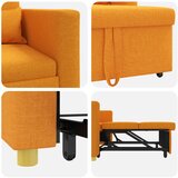 SOFA na razvlačenje Singl Tamnožuta 90 x 165 x 87 cm tkanina | shoptok.hr