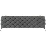 Ropez Siva baršunasti sofa 225 cm Chelsea – | shoptok.hr