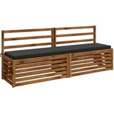  Jastučić za klupu SOEST 100% poliester Antracit 170 x 40 x 5 cm Slike