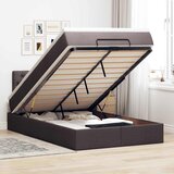  Okvir za krevet s madraca tamnosmeđi 120x190 cm od tkanine | shoptok.hr