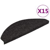  Samoljepljivi otirači za stepenice 15kom 65x22,5x3,5cm antracit | shoptok.hr