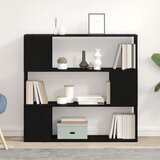  Polica za knjige Crni hrast 100x24x94 cm od konstruiranog drva | shoptok.hr