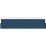  Okvir za krevet s madracem Plava 120 x 190 cm tkanina | shoptok.hr