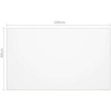  Zaščita za mizo mat 100x60 cm 2 mm PVC, (20713741) | Shoptok.si