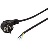 Logilink tok priključni kabel [1x kotni varnostni moški konektor - 1x prosti konec] 1.50 m črna, (20415073) | Shoptok.si