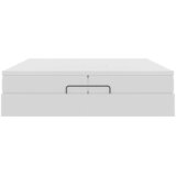 Okvir kreveta s madracima bijela 200x200 cm umjetna koža | shoptok.hr