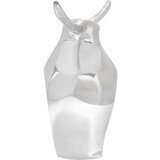 vidaXL skulptura Srebrna Aluminij 37 x 44 x 17 cm Stilizirani Dizajn | shoptok.hr
