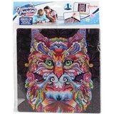 Magic Toys Slika s dijamantima: Set za dijamantno slikanje mačke 20x20 cm | shoptok.hr