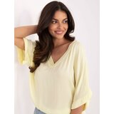 Och Bella Blouse-TW-BZ-BI-3228.75-light yellow | shoptok.hr