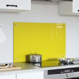 vidaXL kuhinjska mosaik ploča Žuta Kaljeno staklo 80 x 50 x 0.6 cm | shoptok.hr