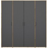 Modern Living Omara S Klasičnimi Vrati Voyager, Barva Hrasta, Siva | Shoptok.si