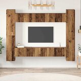 vidaXL Komplet TV omaric 10 pcs Star les 30.5 x 30 x 90 cm, (5000132165) | Shoptok.si