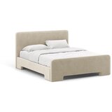 Micadoni Svijetlo sivi tapecirani bračni krevet s podnicom 140x200 cm Eda – | shoptok.hr