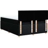  Krevet s oprugama i madracem crni 140x200 cm od tkanine | shoptok.hr