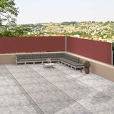  Uvlačiva bočna tenda smeđa 117 x 1200 cm | shoptok.hr