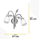  ONLI - Zidno svetlo LILIANA 2xE14/6W/230V | Eponuda.com