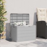 vidaXL Vanjska kutija za jastuke siva 77 5x44 5x53 cm polipropilen | shoptok.hr