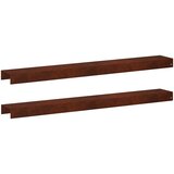 Profil za rubove vrta 2 kom. 100 x 15 x 5 cm Otporni čelik Rđa | shoptok.hr
