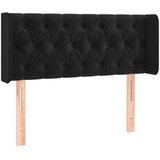  Posteljno vzglavje črno 93x16x78/88 cm žamet, (20794273) | Shoptok.si