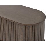 Unique Furniture Rjava TV omarica v hrastovem dekorju 180x56x40 cm Meta – | Shoptok.si