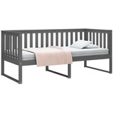  Dnevna postelja siva 90x190 cm trdna borovina, (21073743) | Shoptok.si