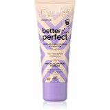 Eveline Cosmetics Better than Perfect puder s visokim prekrivanjem s hidratantnim učinkom nijansa 02 Light Vanilla Warm 30 ml | shoptok.hr