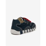 Geox Dark blue boys' sneakers with leather details - Boys | shoptok.hr